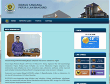 Tablet Screenshot of litbang.bandung.lan.go.id